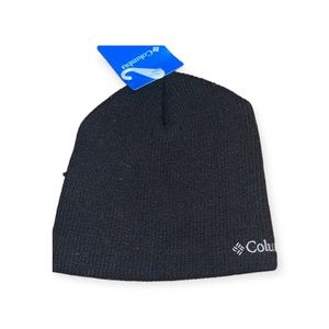 COLUMBIA Winter Hat. Black/White Logo. NEW!